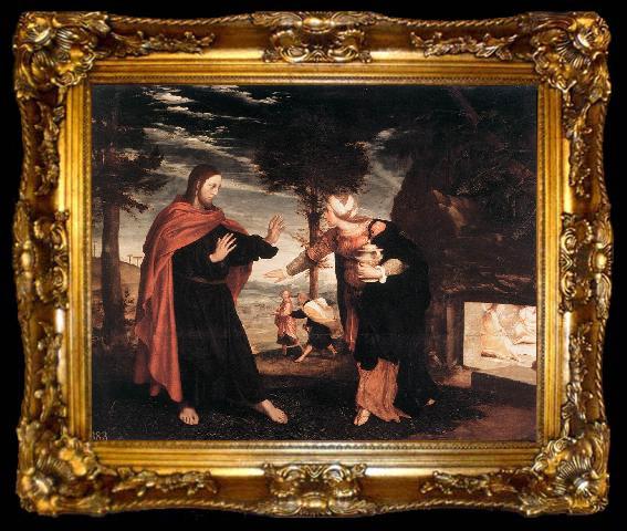 framed  HOLBEIN, Hans the Younger Noli me Tangere f, ta009-2